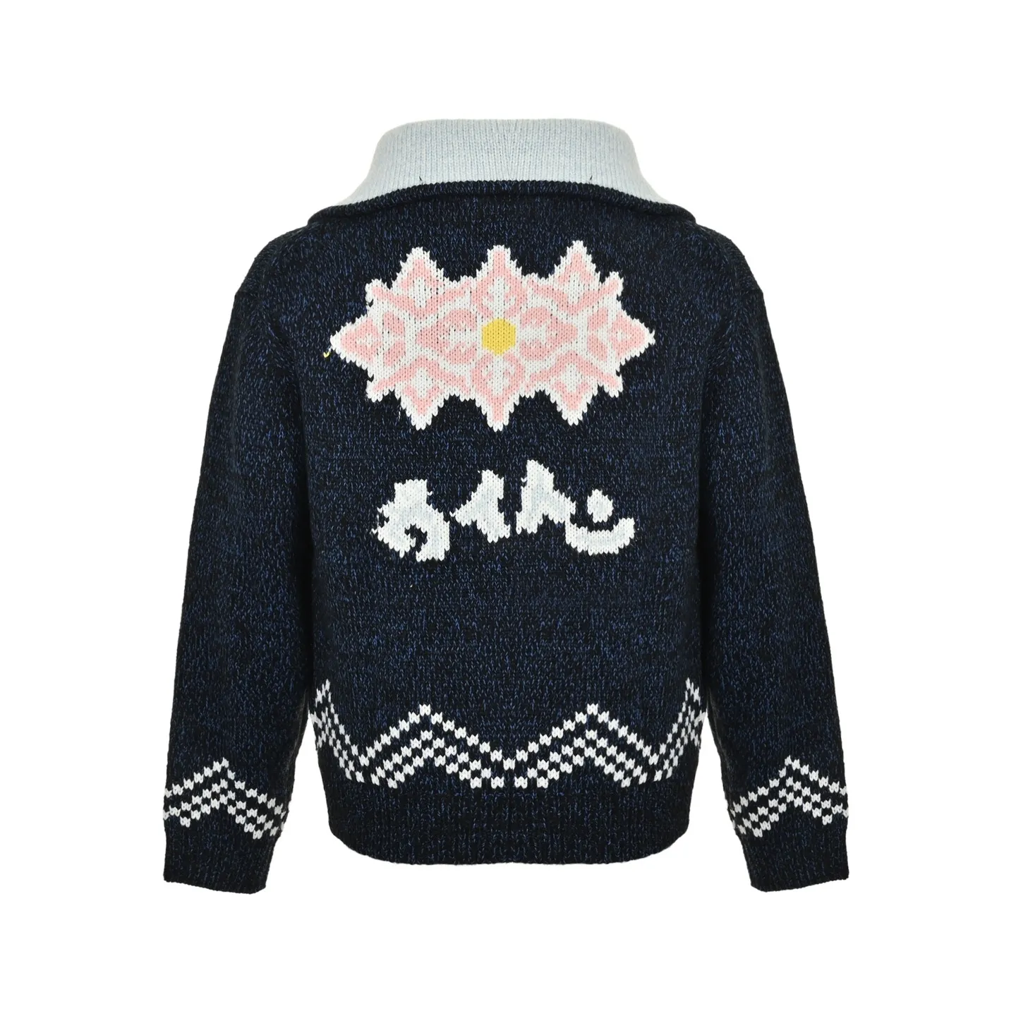 Louis Vuitton/Louis Vuitton 25Fw Nigo joint Pisces knitted jacket